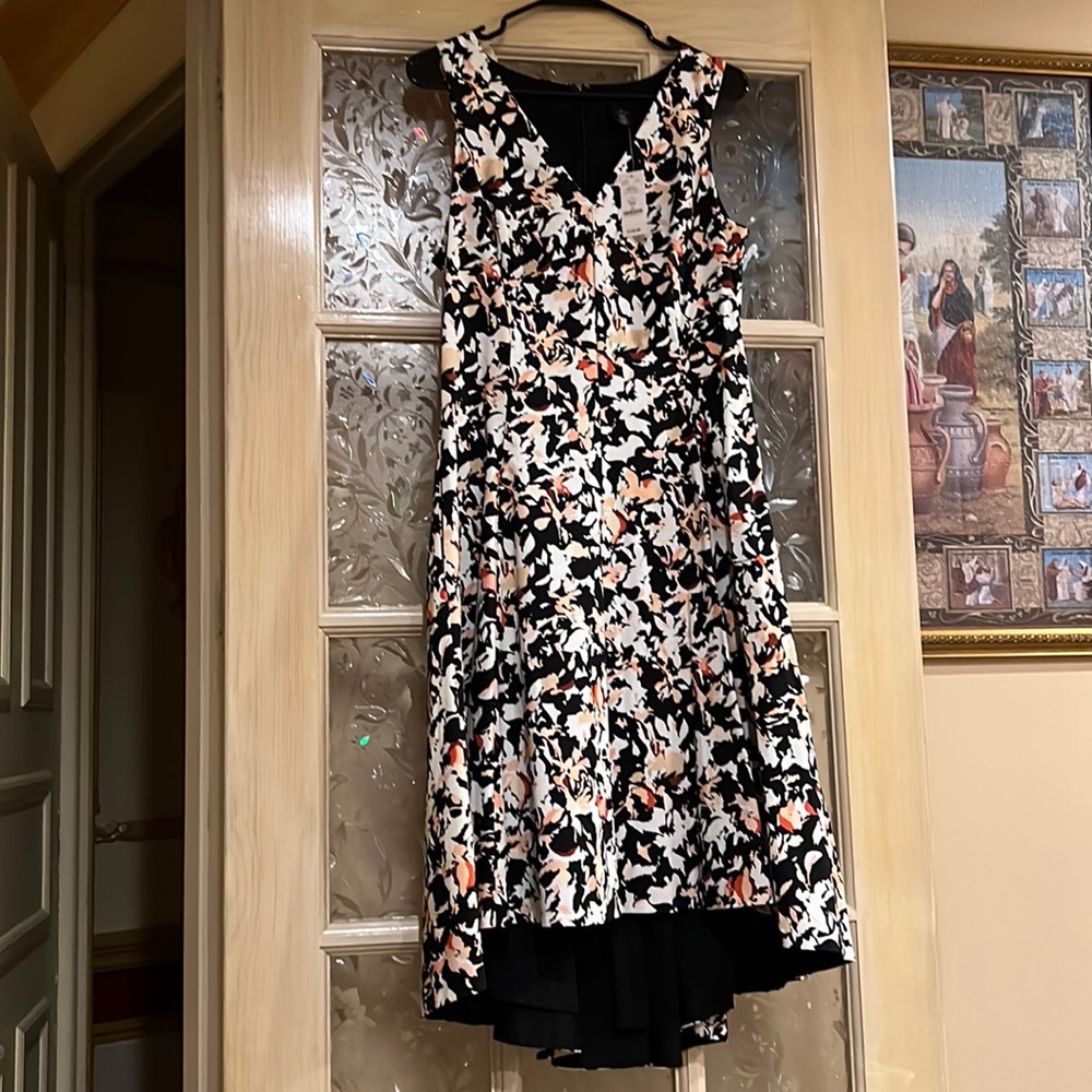 New dress pretty print dress 🖤
